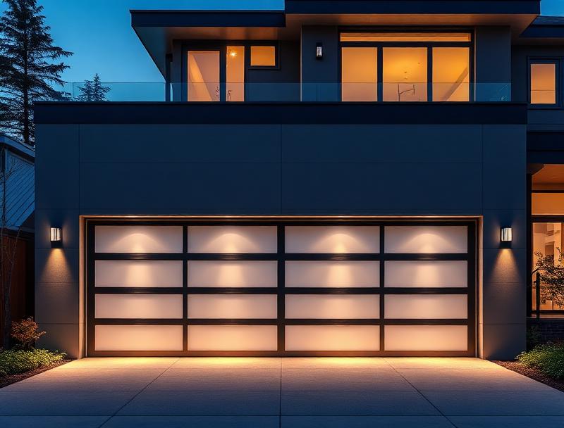 Contemporary Glass Panel